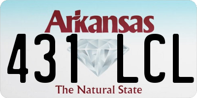 AR license plate 431LCL