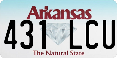 AR license plate 431LCU