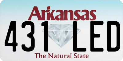 AR license plate 431LED