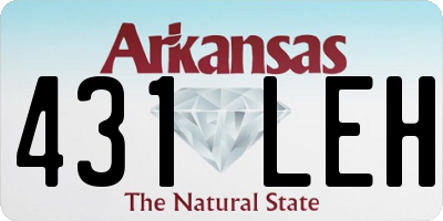 AR license plate 431LEH