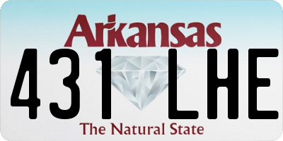 AR license plate 431LHE