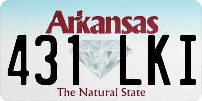 AR license plate 431LKI