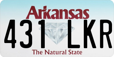 AR license plate 431LKR