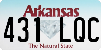AR license plate 431LQC