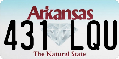 AR license plate 431LQU