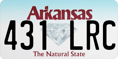 AR license plate 431LRC