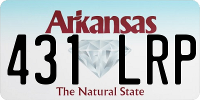 AR license plate 431LRP