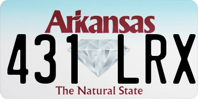 AR license plate 431LRX