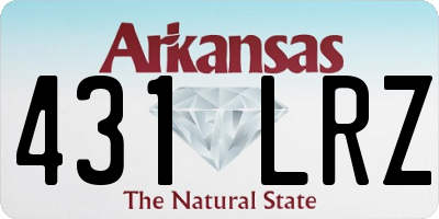 AR license plate 431LRZ