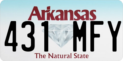 AR license plate 431MFY