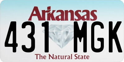AR license plate 431MGK