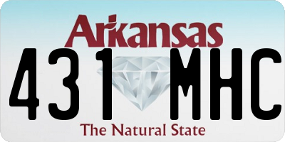 AR license plate 431MHC