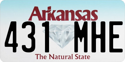 AR license plate 431MHE