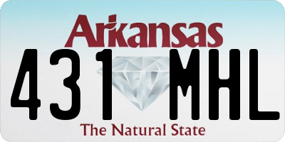 AR license plate 431MHL
