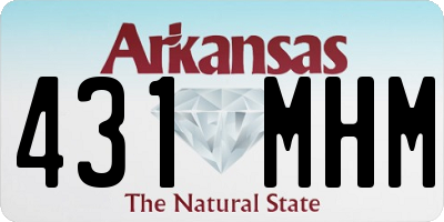 AR license plate 431MHM