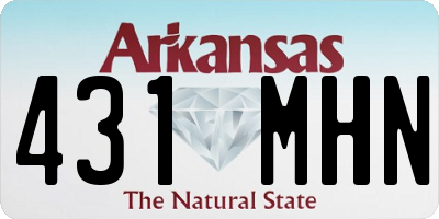 AR license plate 431MHN