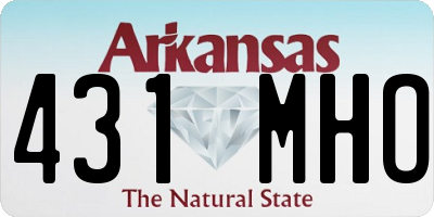 AR license plate 431MHO
