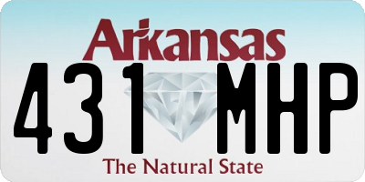 AR license plate 431MHP