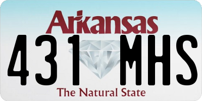AR license plate 431MHS