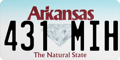 AR license plate 431MIH