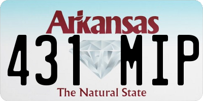 AR license plate 431MIP