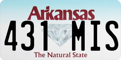 AR license plate 431MIS