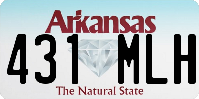 AR license plate 431MLH