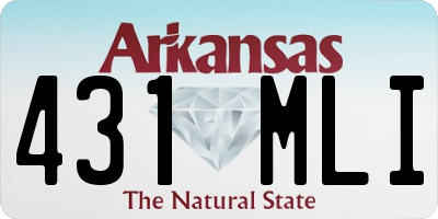AR license plate 431MLI