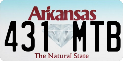 AR license plate 431MTB