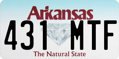 AR license plate 431MTF