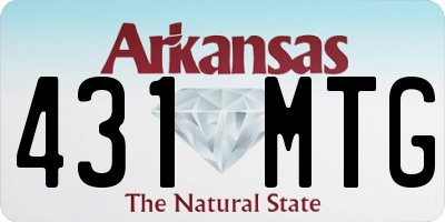 AR license plate 431MTG