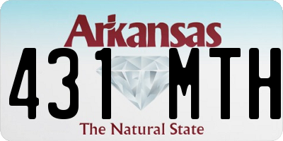 AR license plate 431MTH