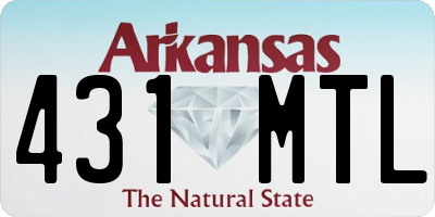AR license plate 431MTL