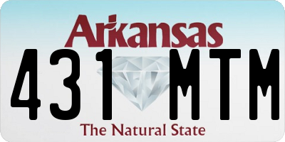 AR license plate 431MTM