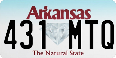 AR license plate 431MTQ