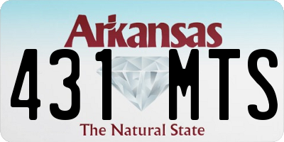 AR license plate 431MTS