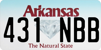 AR license plate 431NBB