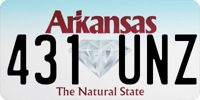 AR license plate 431UNZ
