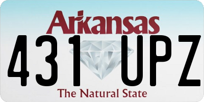 AR license plate 431UPZ