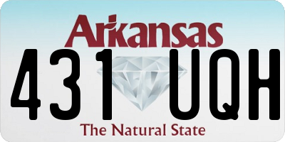 AR license plate 431UQH