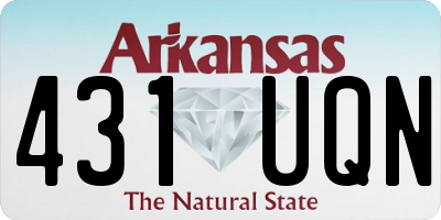 AR license plate 431UQN