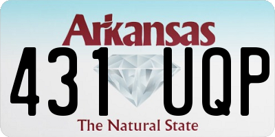 AR license plate 431UQP