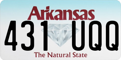 AR license plate 431UQQ