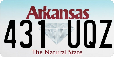 AR license plate 431UQZ