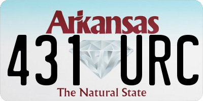 AR license plate 431URC
