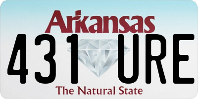AR license plate 431URE