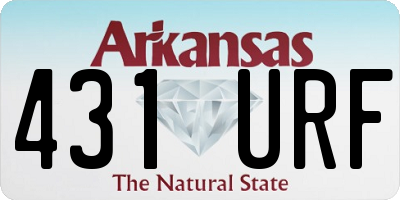 AR license plate 431URF