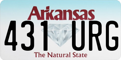 AR license plate 431URG