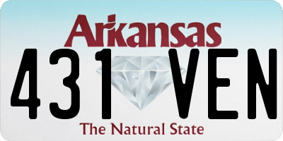 AR license plate 431VEN