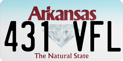 AR license plate 431VFL